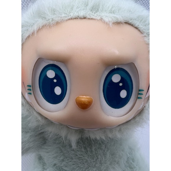 POP MART Labubu Plush Keychain Mint Animal Costume Authentic - Picture 8 of 9